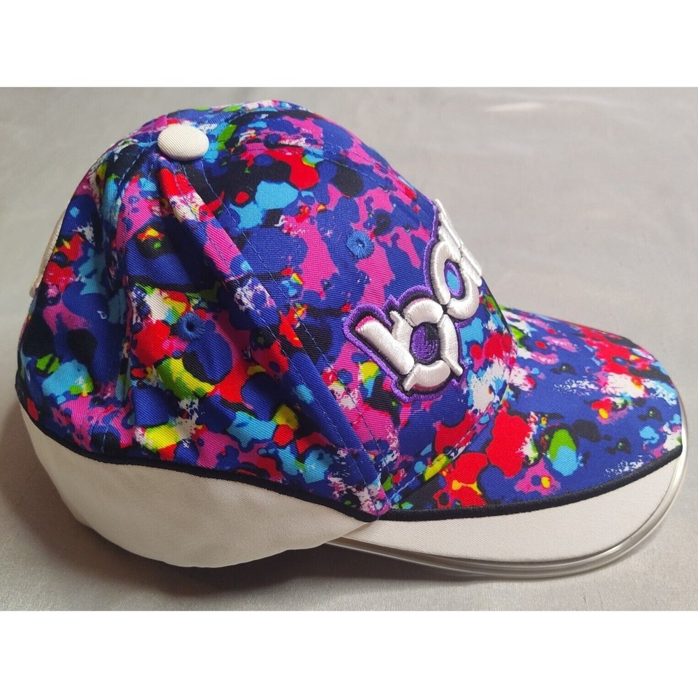 BANG ENERGY DRINK Men One Size Multicolor Paint Abstract Light Up Snapback‎ Cap - Picture 6 of 15